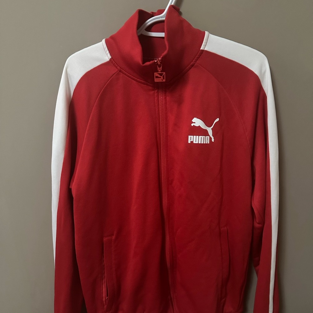 Puma Red and White Men's Vest